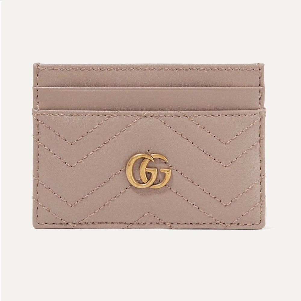 GUCCI Marmont Quilted Leather Cardholder